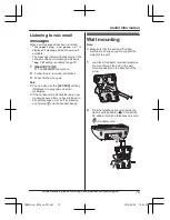 Preview for 79 page of Panasonic KX-TGM430B Operating Instructions Manual