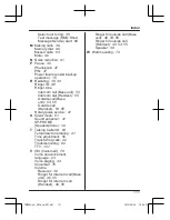 Preview for 111 page of Panasonic KX-TGM430B Operating Instructions Manual