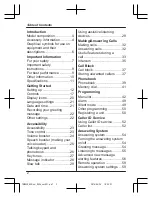 Preview for 2 page of Panasonic KX-TGM450 Operating Instructions Manual