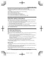 Preview for 9 page of Panasonic KX-TGM450 Operating Instructions Manual