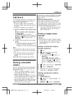 Preview for 37 page of Panasonic KX-TGM450 Operating Instructions Manual