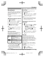 Preview for 39 page of Panasonic KX-TGM450 Operating Instructions Manual