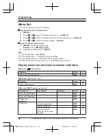 Preview for 42 page of Panasonic KX-TGM450 Operating Instructions Manual