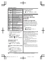 Preview for 56 page of Panasonic KX-TGM450 Operating Instructions Manual