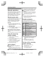 Preview for 58 page of Panasonic KX-TGM450 Operating Instructions Manual