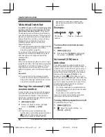 Preview for 60 page of Panasonic KX-TGM450 Operating Instructions Manual