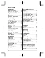 Preview for 2 page of Panasonic KX-TGM460 Operating Instructions Manual