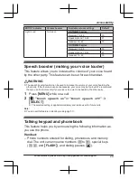 Preview for 29 page of Panasonic KX-TGM460 Operating Instructions Manual