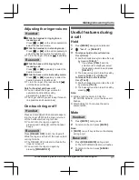 Preview for 41 page of Panasonic KX-TGM460 Operating Instructions Manual