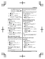 Preview for 47 page of Panasonic KX-TGM460 Operating Instructions Manual