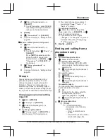 Preview for 49 page of Panasonic KX-TGM460 Operating Instructions Manual