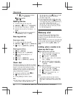 Preview for 50 page of Panasonic KX-TGM460 Operating Instructions Manual