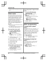 Preview for 62 page of Panasonic KX-TGM460 Operating Instructions Manual