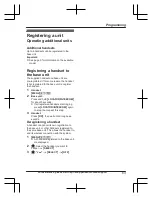 Preview for 63 page of Panasonic KX-TGM460 Operating Instructions Manual