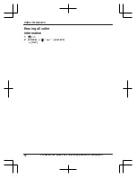 Preview for 66 page of Panasonic KX-TGM460 Operating Instructions Manual