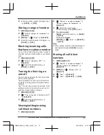 Предварительный просмотр 37 страницы Panasonic KX-TGM470C Operating Instructions Manual