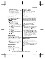 Предварительный просмотр 39 страницы Panasonic KX-TGM470C Operating Instructions Manual