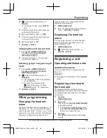 Предварительный просмотр 49 страницы Panasonic KX-TGM470C Operating Instructions Manual