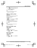 Предварительный просмотр 53 страницы Panasonic KX-TGM470C Operating Instructions Manual