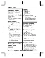 Предварительный просмотр 54 страницы Panasonic KX-TGM470C Operating Instructions Manual