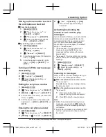 Предварительный просмотр 57 страницы Panasonic KX-TGM470C Operating Instructions Manual