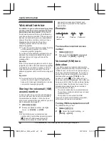 Предварительный просмотр 60 страницы Panasonic KX-TGM470C Operating Instructions Manual