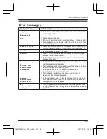 Предварительный просмотр 63 страницы Panasonic KX-TGM470C Operating Instructions Manual