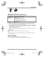 Предварительный просмотр 5 страницы Panasonic KX-TGMA44AZ Operating Instructions Manual