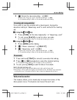 Предварительный просмотр 23 страницы Panasonic KX-TGMA44AZ Operating Instructions Manual