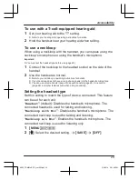 Предварительный просмотр 29 страницы Panasonic KX-TGMA44AZ Operating Instructions Manual