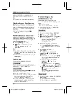 Предварительный просмотр 32 страницы Panasonic KX-TGMA44AZ Operating Instructions Manual