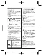 Предварительный просмотр 36 страницы Panasonic KX-TGMA44AZ Operating Instructions Manual