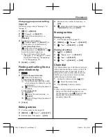 Предварительный просмотр 37 страницы Panasonic KX-TGMA44AZ Operating Instructions Manual