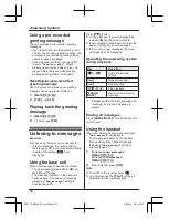 Предварительный просмотр 52 страницы Panasonic KX-TGMA44AZ Operating Instructions Manual