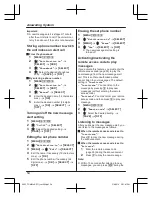 Предварительный просмотр 54 страницы Panasonic KX-TGMA44AZ Operating Instructions Manual