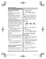 Предварительный просмотр 58 страницы Panasonic KX-TGMA44AZ Operating Instructions Manual