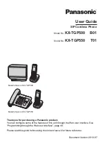 Panasonic KX-TGP500 B01 User Manual preview