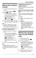 Preview for 13 page of Panasonic KX-TGP500 B61 Quick Manual