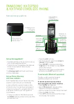 Panasonic KX-TGP500 Get To Know Manual предпросмотр