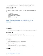 Предварительный просмотр 7 страницы Panasonic KX-TGP500 User Manual