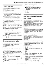 Предварительный просмотр 37 страницы Panasonic KX-TGP550 T04 User Manual