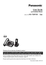 Panasonic KX-TGP551 User Manual preview