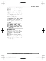 Предварительный просмотр 29 страницы Panasonic KX-TGW420 Operating Instructions Manual