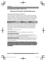 Preview for 42 page of Panasonic KX-TGW420 Operating Instructions Manual