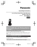 Preview for 1 page of Panasonic KX-TGWA41 Operating Instructions Manual