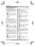 Preview for 18 page of Panasonic KX-TGWA41 Operating Instructions Manual