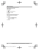 Preview for 20 page of Panasonic KX-TGWA41 Operating Instructions Manual