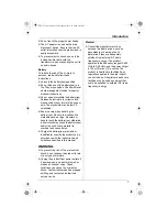 Предварительный просмотр 7 страницы Panasonic KX-TH111C Operating Instructions Manual