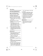 Предварительный просмотр 8 страницы Panasonic KX-TH111C Operating Instructions Manual