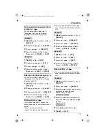 Предварительный просмотр 17 страницы Panasonic KX-TH111C Operating Instructions Manual